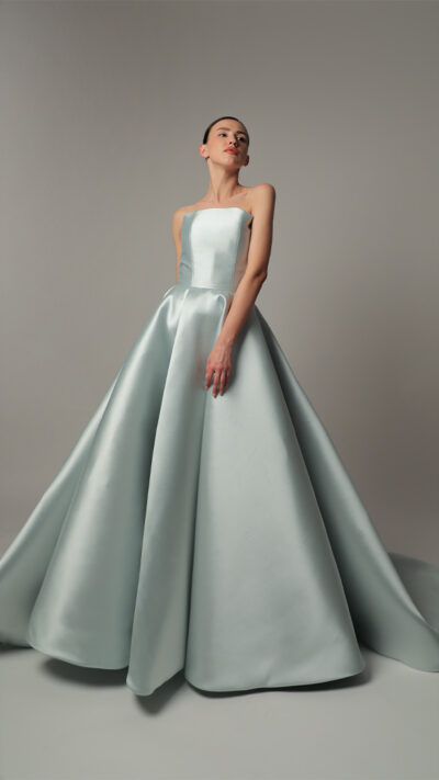 Turquoise Blossom Gown